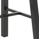 Chara Bar Table In Black & Oak - Price Crash Furniture