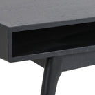 Marte Coffee Table With Open Shelf In Black - Price Crash Furniture