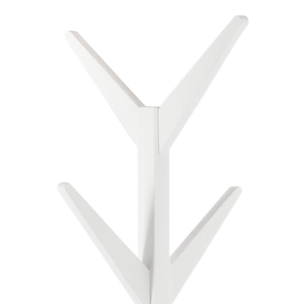 Ascot Modern Standing Coat Hanger In White - Price Crash Furniture