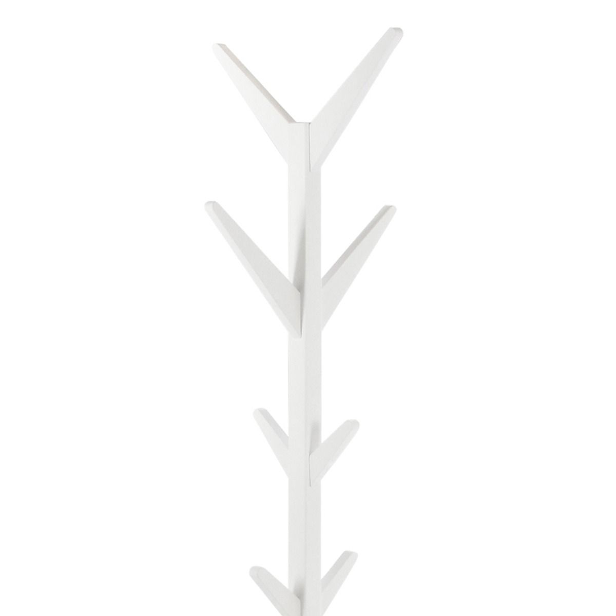 Ascot Modern Standing Coat Hanger In White - Price Crash Furniture