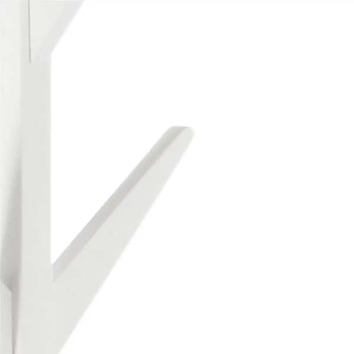 Ascot Modern Standing Coat Hanger In White - Price Crash Furniture