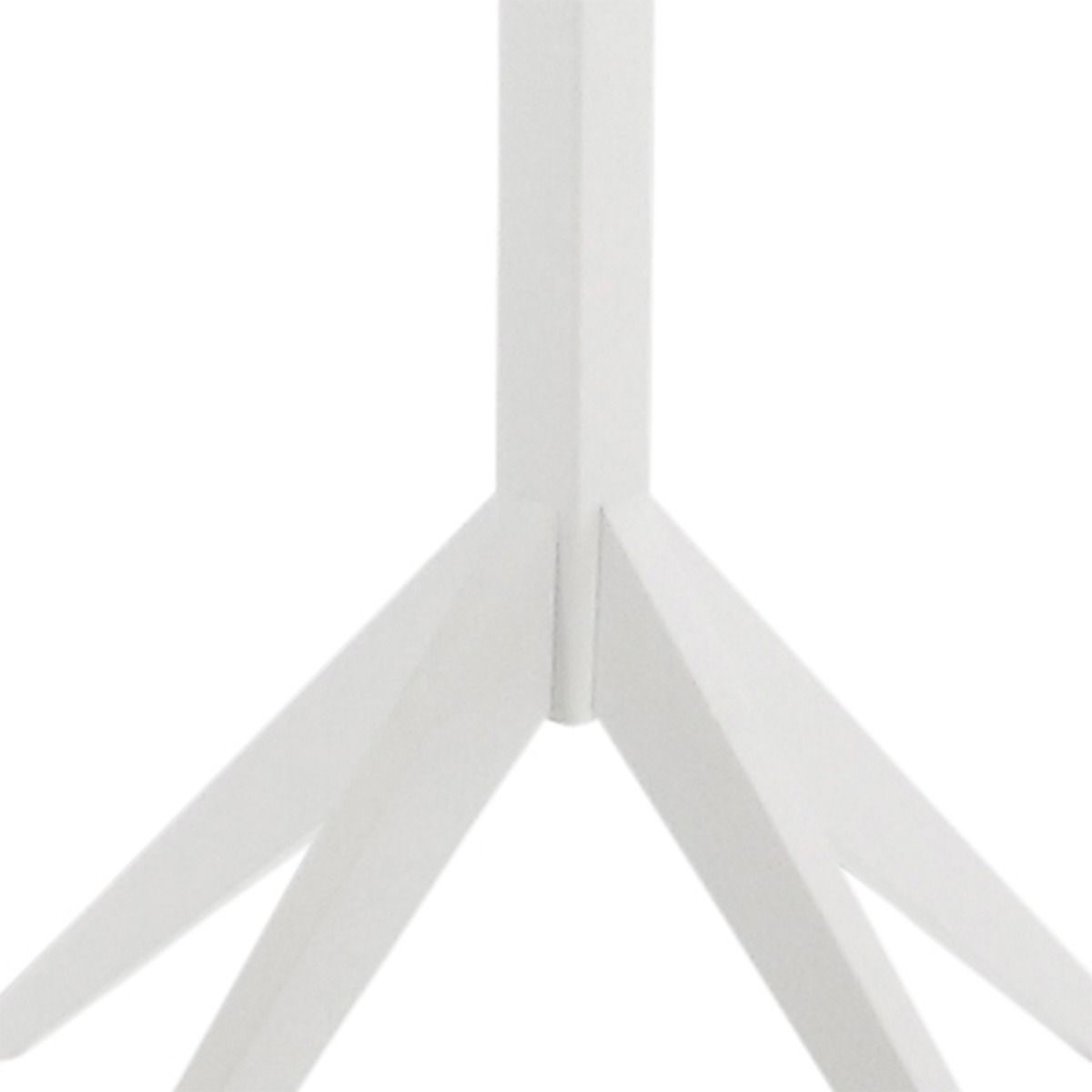 Ascot Modern Standing Coat Hanger In White - Price Crash Furniture