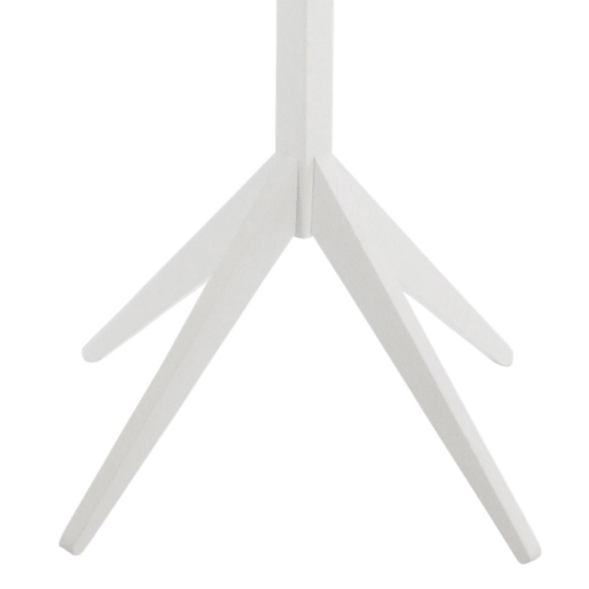 Ascot Modern Standing Coat Hanger In White - Price Crash Furniture