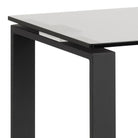 Katrine Modern Console Table With Smoked Glass Top - Price Crash Furniture