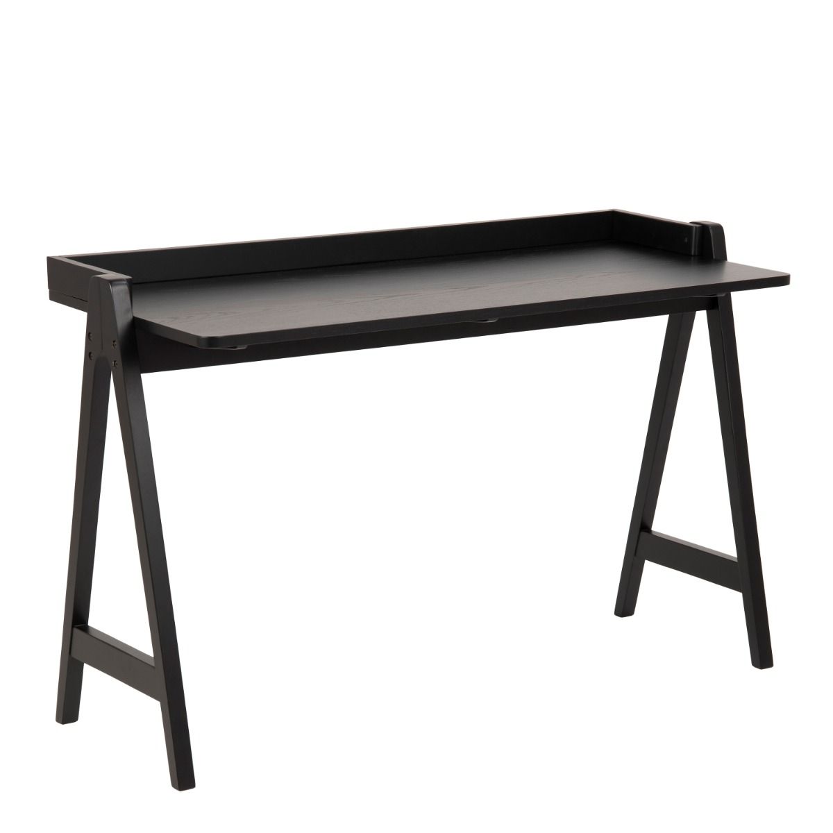 Miso Office Desk In Black - Price Crash Furniture