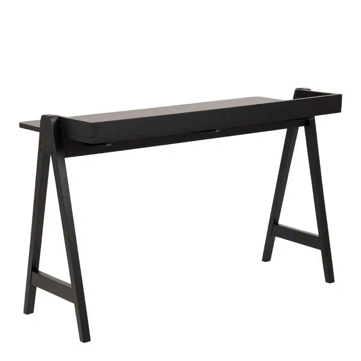 Miso Modern Office Desk In Black - Price Crash Furniture