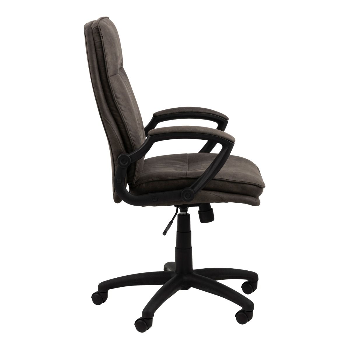 Brad Swivel Executive Desk Chair With Armrest In Black - Price Crash Furniture