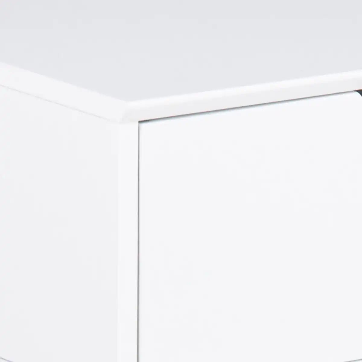 Mitra 1 Drawer Bedside Table In White - Price Crash Furniture