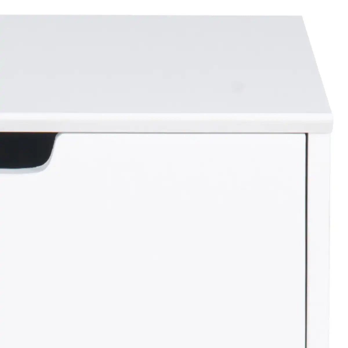 Mitra 1 Drawer Bedside Table In White - Price Crash Furniture