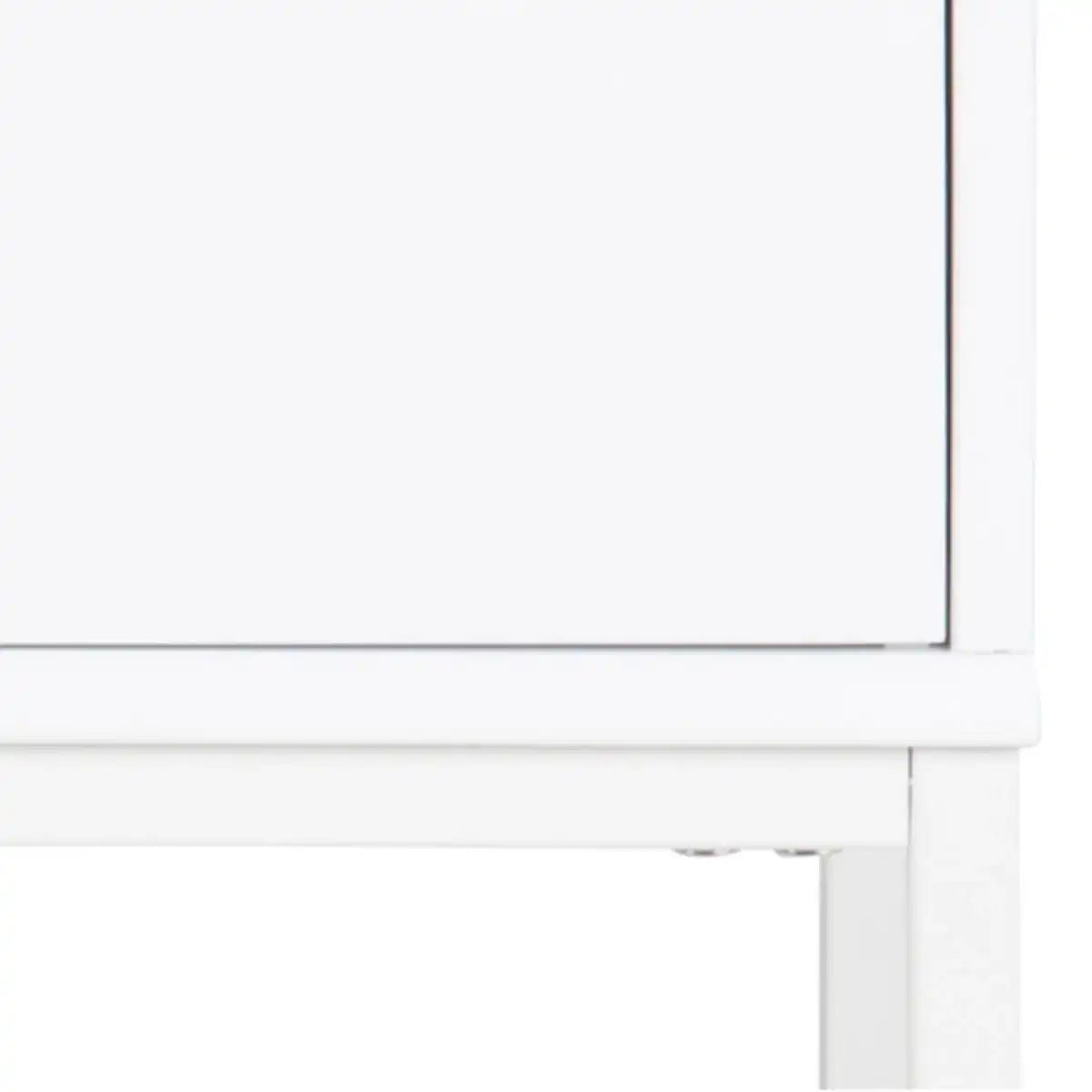 Mitra 1 Drawer Bedside Table In White - Price Crash Furniture