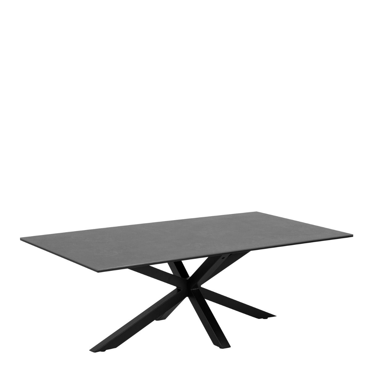 Heaven Coffee Table In Black With Ceramic Top - Price Crash Furniture