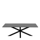 Heaven Coffee Table In Black With Ceramic Top - Price Crash Furniture