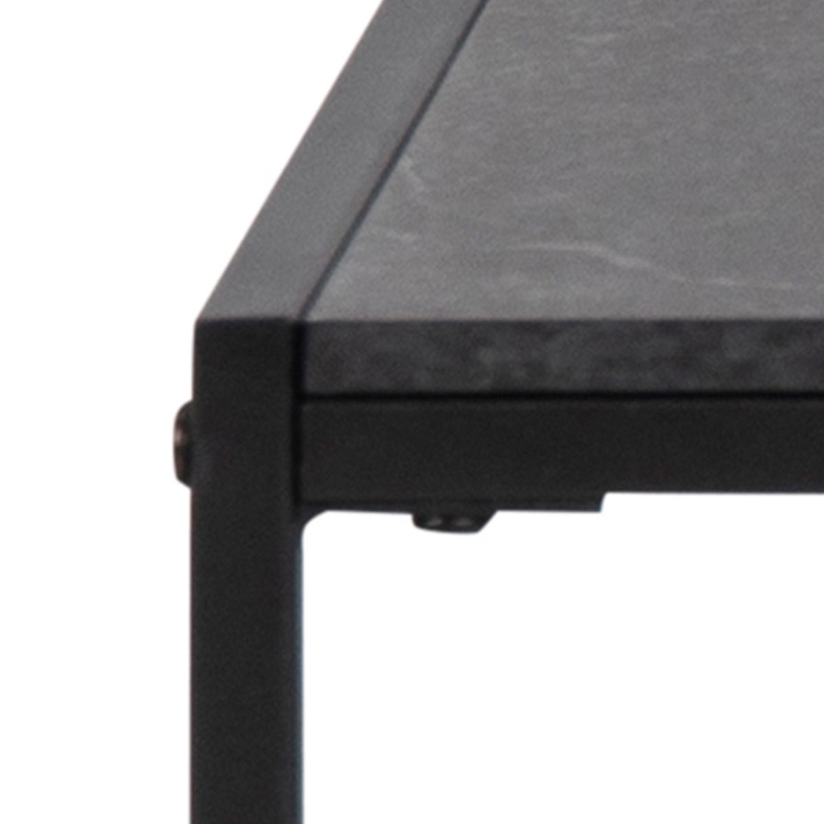 Infinity Square Coffee Table In Matt Black - Price Crash Furniture