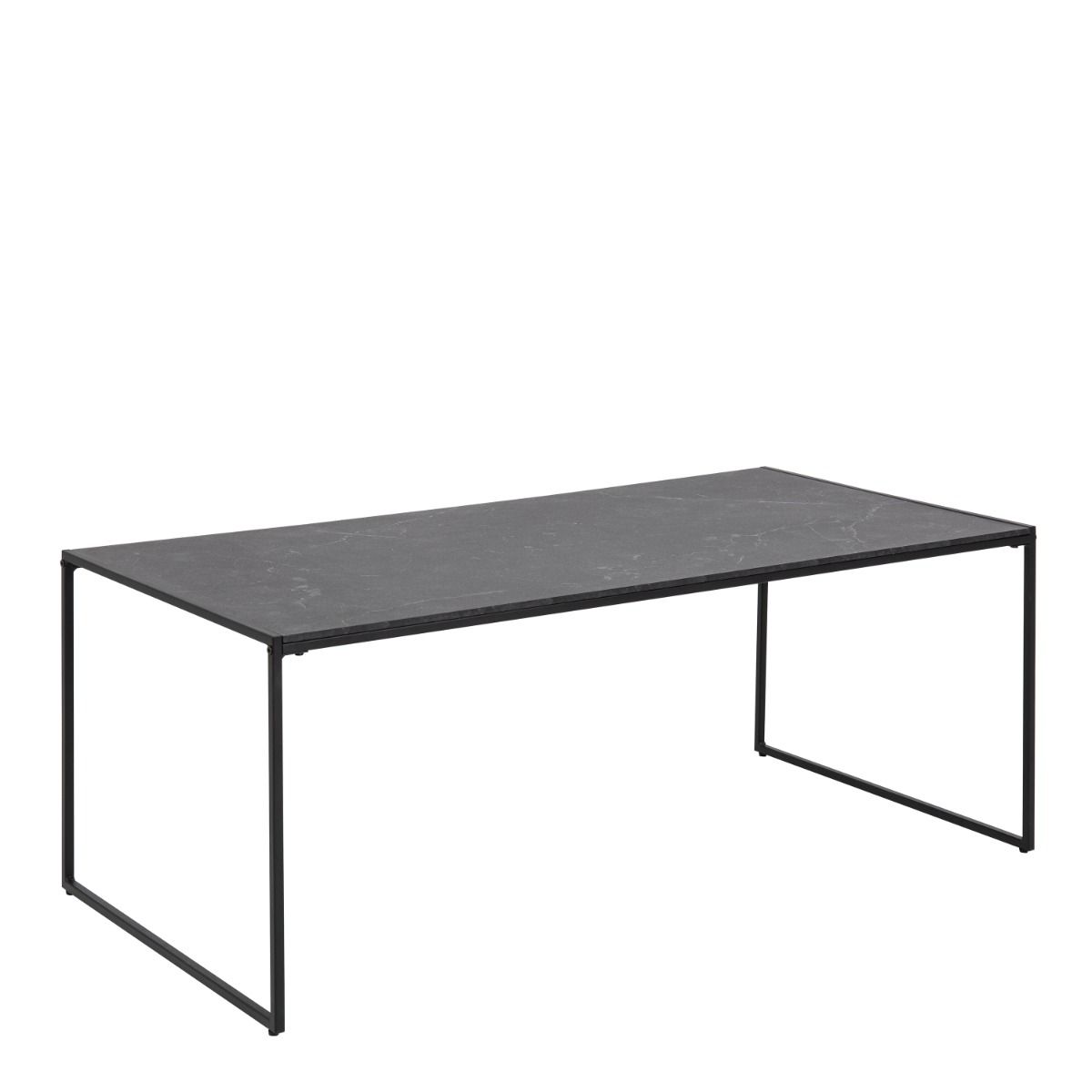 Infinity Coffee Table In Matt Black - Price Crash Furniture