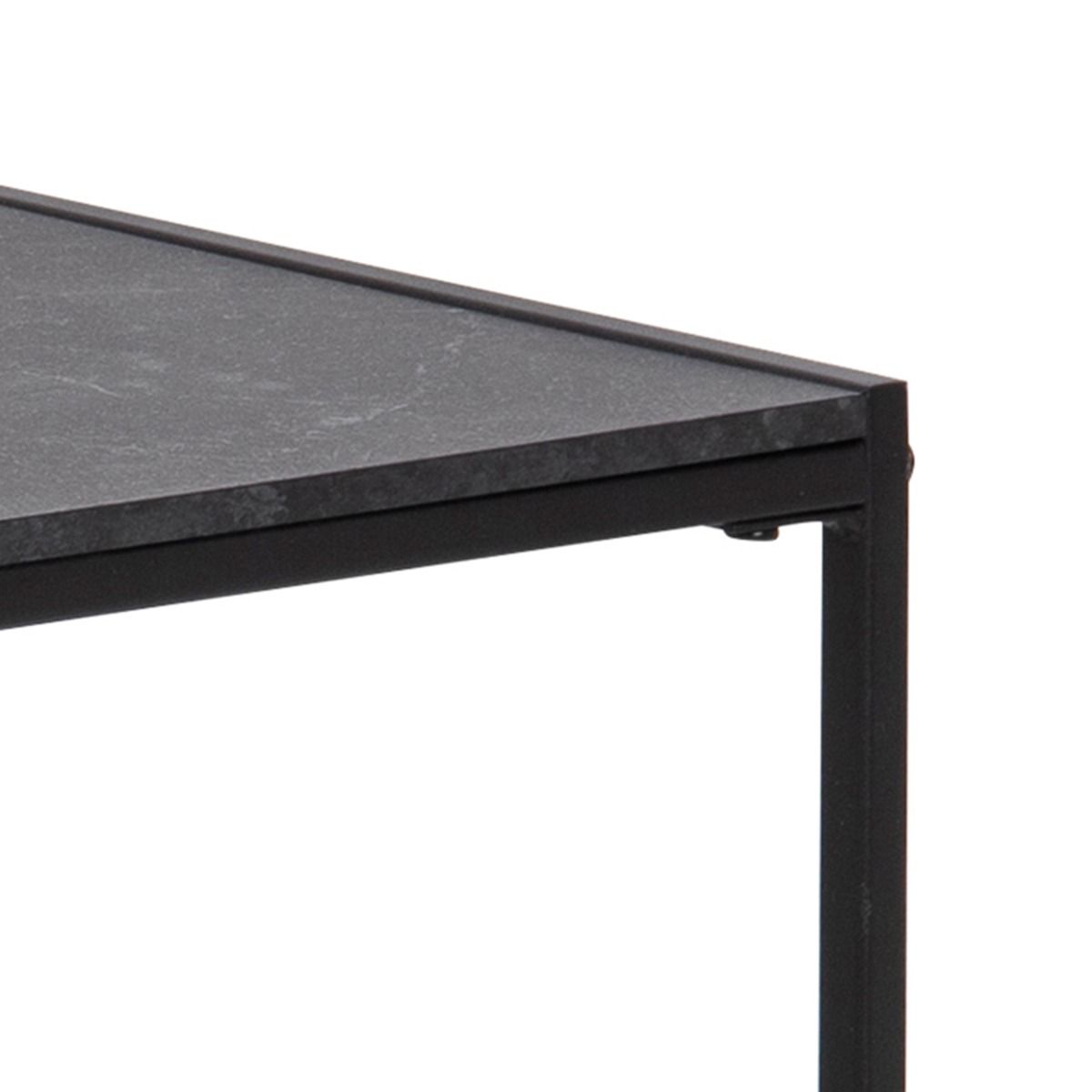 Infinity Coffee Table In Matt Black - Price Crash Furniture