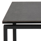 Katrine Ceramic Nest Of Tables In Black Set Of 3 - Price Crash Furniture