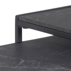 Infinity Nest Of Tables In Black Matt Set Of 2 - Price Crash Furniture