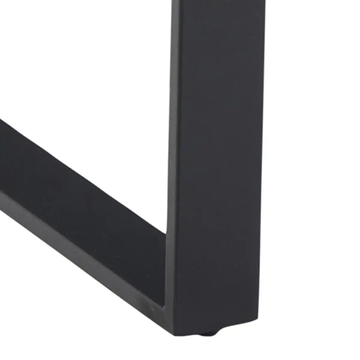 Amble Dining Table With Black Marble Effect Top & Black Legs - Price Crash Furniture