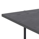 Angus Rectangular Coffee Table With Shelf In Black Ash - Price Crash Furniture