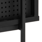 Angus Small Bookcase With 2 Sliding Doors In Black Ash - Price Crash Furniture