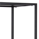 Newcastle Tall Bookcase With 5 Shelves In Matt Black - Price Crash Furniture