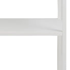 Newcastle Asymmetrical Bookcase With 6 Shelves In White - Price Crash Furniture