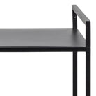 Newcastle Serving Trolley In Matt Black - Price Crash Furniture