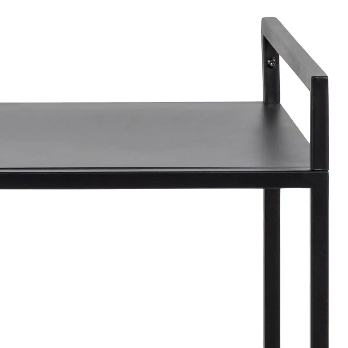 Newcastle Serving Trolley In Matt Black - Price Crash Furniture