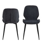 Femke Dining Chair In Anthracite Set Of 4 - Price Crash Furniture