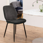 Femke Dining Chair In Anthracite Set Of 4 - Price Crash Furniture