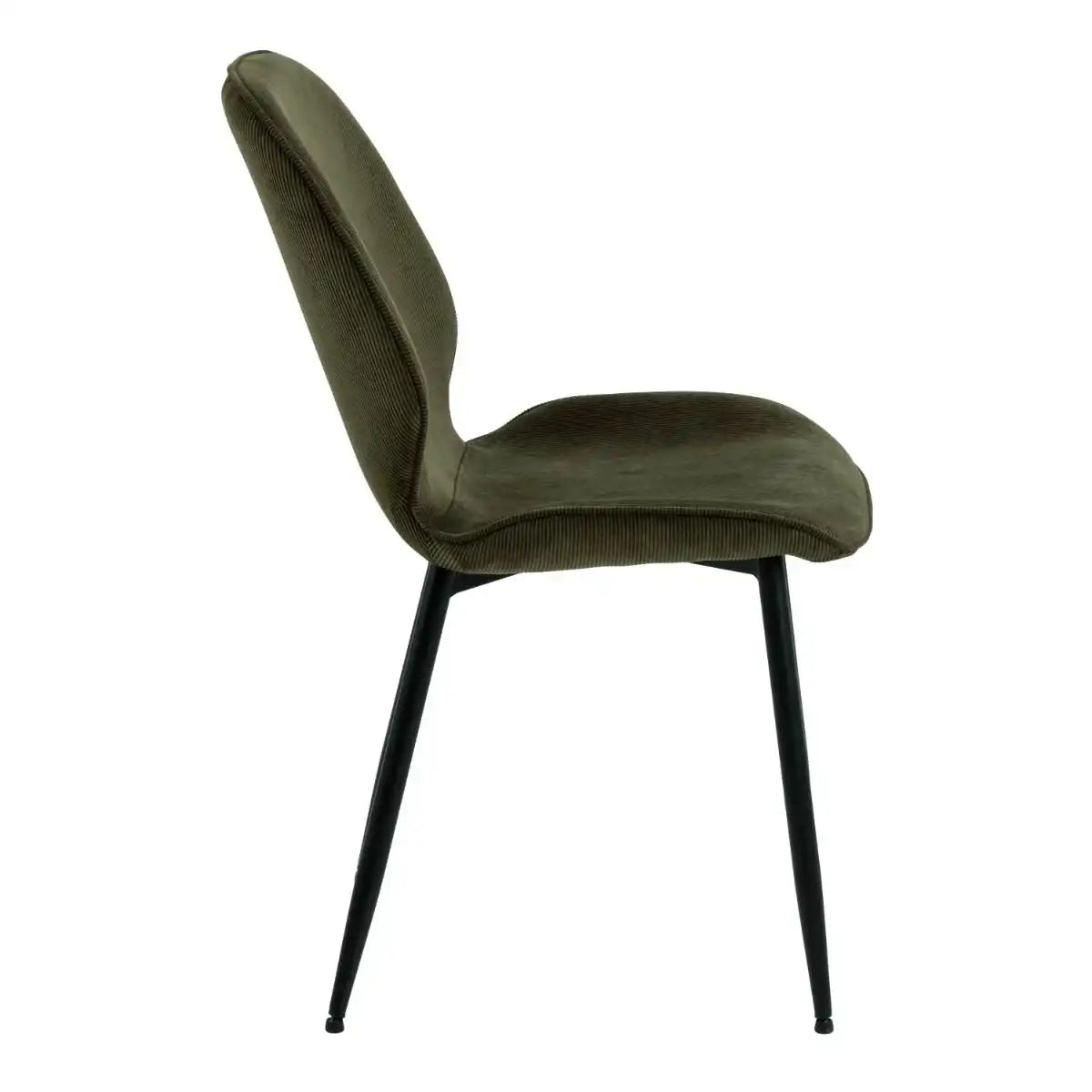 Femke Dining Chair In Olive Green Set Of 4 - Price Crash Furniture