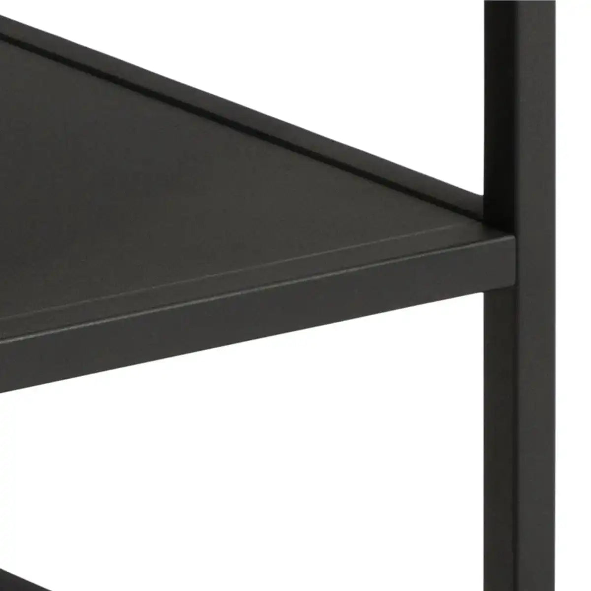 Gila Square Coffee Table With Open Shelf In Oak & Black - Price Crash Furniture