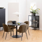 Newcastle Low 2 Door Display Cabinet In Matt Black - Price Crash Furniture