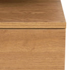 Ashlan Floating Wall Mounted Bedside Table With 1 Drawer In Oak - Price Crash Furniture