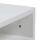 Ashlan Floating Wall Mounted Bedside Table With 1 Drawer In White - Price Crash Furniture