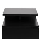 Ashlan Wall Mounted Floating Bedside Table With 1 Drawer In Black - Price Crash Furniture