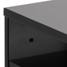 Ashlan Wall Mounted Floating Bedside Table With 1 Drawer In Black - Price Crash Furniture