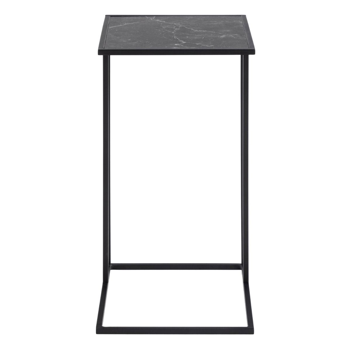 Infinity Side Table In Matt Black - Price Crash Furniture