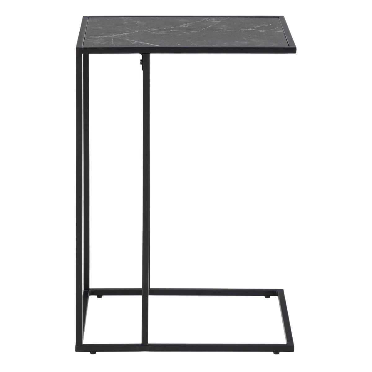 Infinity Side Table In Matt Black - Price Crash Furniture