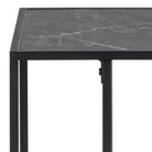 Infinity Side Table In Matt Black - Price Crash Furniture