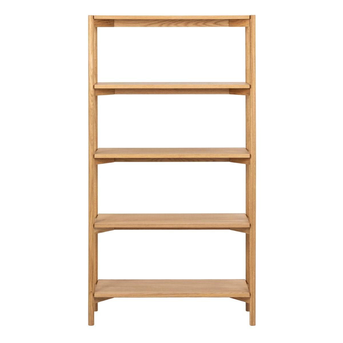 Braidwood Bookcase With 4 Shelves In Oak - Price Crash Furniture