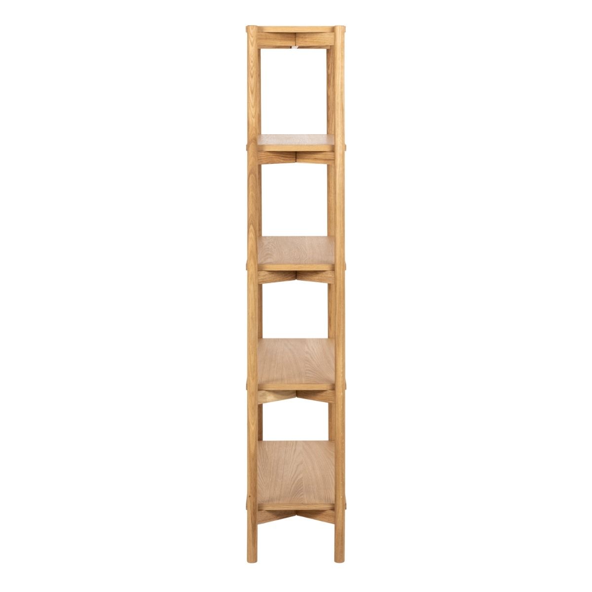 Braidwood Bookcase With 4 Shelves In Oak - Price Crash Furniture