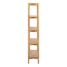 Braidwood Bookcase With 4 Shelves In Oak - Price Crash Furniture