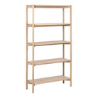 Braidwood Bookcase With 4 Shelves In White - Price Crash Furniture