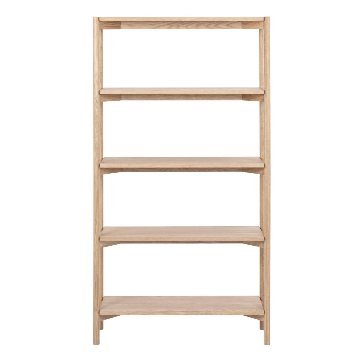 Braidwood Bookcase With 4 Shelves In White - Price Crash Furniture