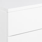 Avignon Floating Wall Mounted Bedside Table 2 Drawers White - Price Crash Furniture