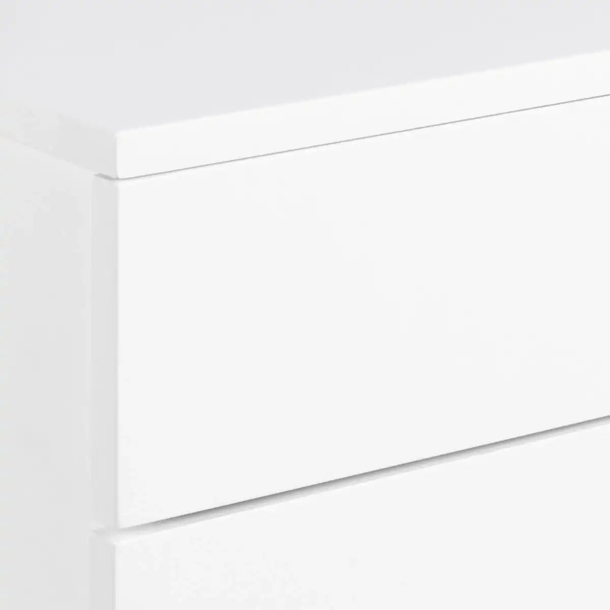 Avignon Floating Wall Mounted Bedside Table 2 Drawers White - Price Crash Furniture