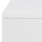 Avignon Floating Wall Mounted Bedside Table 2 Drawers White - Price Crash Furniture