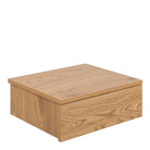 Avignon Floating Wall Mounted Square Bedside Table With 1 Drawer In Oak - Price Crash Furniture