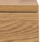 Avignon Floating Wall Mounted Square Bedside Table With 1 Drawer In Oak - Price Crash Furniture